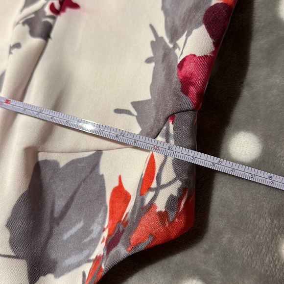 Sleeveless Mario Serrani floral dress size 10 - Picture 8 of 11